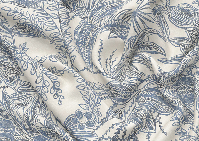 Maui, Indigo - Made to Measure Curtains - Image 4